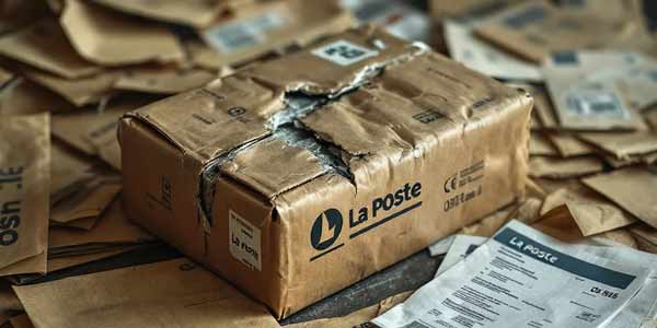 Colis endommag par la poste