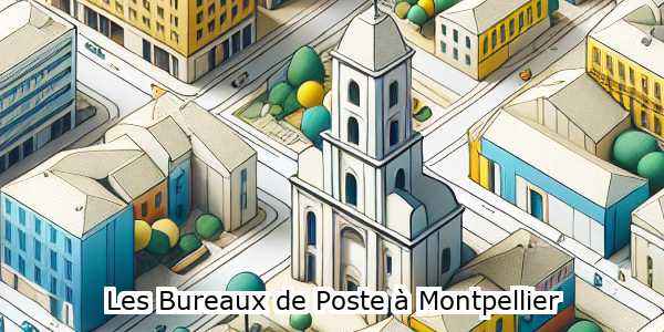 bureaux de poste  montpellier