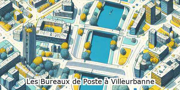 bureaux de poste à villeurbanne