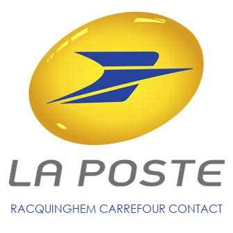 Logo La Poste Relais Racquinghem Carrefour Contact